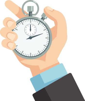 Stopwatch ready to start